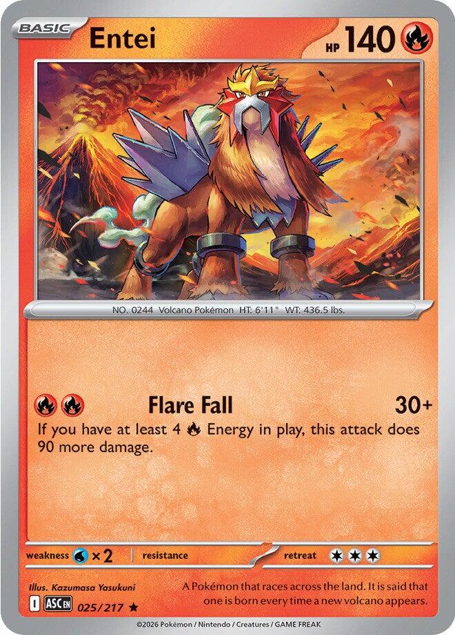Ascended Heroes Entei [Energy] Pokémon card